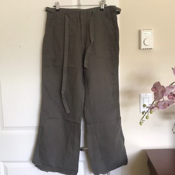 Gap wide leg pants khaki green - Picture 1 of 6